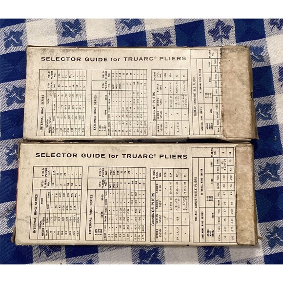 Vintage Adjustable Assembly Pliers Waldes Truarc STD #1  Internal & #2 External - Picture 10 of 12